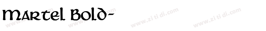 Martel Bold字体转换